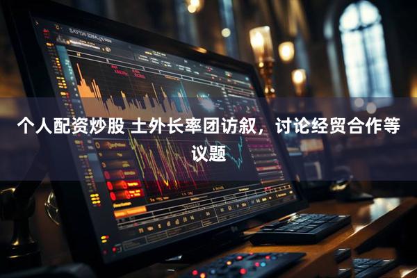 个人配资炒股 土外长率团访叙，讨论经贸合作等议题